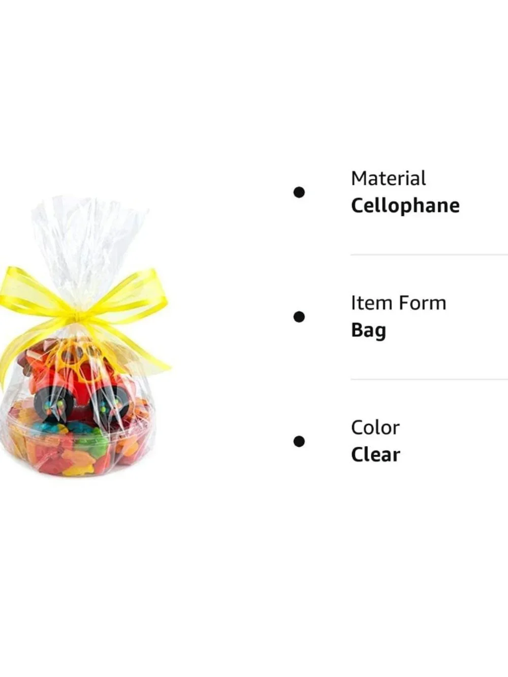 Purple Q Crafts Clear Basket Bags 12